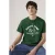 Levi’s regular T-shirt met backprint donkergroen