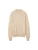 GOBI Cashmere Trui ‘Men’s Essential Mock Neck Cashmere Sweater’  beige