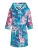 PLAYSHOES Badjas  blauw / turquoise / rosa / magenta