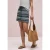 Street One Dames Korte broek met zigzagpatroon in Groen