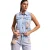 Dames spijkerjasje zonder mouwen It’s Basic Floral