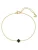 Glanzstücke München Armband  goudgeel / zwart