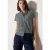 Cecil Dames Gedessineerde blouse in Groen