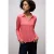 Street One Dames Shirt met een blouse-look in Pink