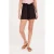 Protest high waist loose fit short met all over print zwart/roze