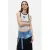 Desigual top met borduursels – grijs