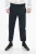 Slim Fit TOM-broek met contrasterende randen en enkelknopen in blauw