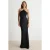 TRENDYOLMİLLA Dames Effen Maxi Mouwloos Recht Avond & Gala Jurk