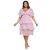 Effen Lurex Chiffon Midi Slagen Jurk Dames Goddiva