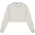 Malelions Women Cropped Gallery Sweater | Grey Melange