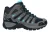 Hi-Tec Corzo Mid Pu Suede Wandelschoenen Voor Dames In Grafietgrijs/Donkerrood