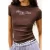 Tommy Hilfiger Slim Essential Logo T-shirt Black Walnut