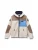 NAPAPIJRI Fleece jas ‘Yupik’  lichtblauw / lichtbruin / natuurwit