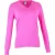Gebreide V-hals trui van Bottega Veneta in roze wol