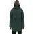 Groene winterjas Elvine Hjalmar effen rits + knoop normale fit