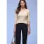 Street One Dames Gestreept shirt in Beige