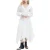 AllSaints Aviana Broderie Dres Off White