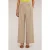 Motivi Palazzo Trousers With Pleats And Pocket Design Beige