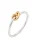 ELLI Ring ‘Knoten’  goud / zilver