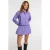 Refined Department R2602245927 ladies woven short stripe balloon skirt dyme