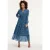 Shiwi Jade Dress Paisley Blue Paisley