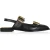 DWRS Label Port isabel black slingbacks slingback sandalen dames
