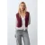 MANGO TEEN gilet donkerrood