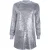 AllSaints Juela Mini Dress Silver