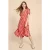 White Stuff Ivy Linen Mini Dress Red Printed