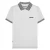 Lambretta Heren SS25 Tweekleurig Poloshirt (Wit)
