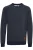 !Solid Sweatshirt  donkerblauw / bruin / appel