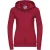 Russell Dames/Dames Authentic Full Zip Hoodie (Klassiek rood)
