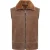 Heren Bruin Aviator Shearling Bomber Gilet – Ambler