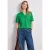 Street One Dames Blouse met losse schouders en gespleten hals in Groen