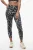 Leggins met Old School-motief en logoband in zwart-wit