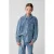 Shoeby denim blouse met hartjes medium blue denim