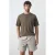 Mango Man regular fit T-shirt – middenbruin