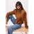 TRENDYOLMİLLA Dames Bruin Effen Regular fit Trenchcoats