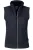 HAKRO Regular Fit Dames Softshell Vest Marine, Effen