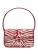 Staud Schoudertas ‘TOMMY’  rood / kersrood / wit