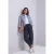 Barrel Leg broek met gespdetail