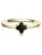 Glanzstücke München Ring  goudgeel / zwart