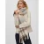 VERO MODA sjaal met franjes VMIVY beige/bruin/grijs