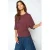 Mos Mosh top – donkerrood