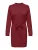 ONLY Gebreide jurk ‘ONLLEVA’  karmijnrood