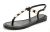 VIVANCE Teenslipper  goud / zwart
