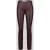 RAFFAELLO ROSSI Slim fit kunstleren broek van viscosemix model ‘RESA’