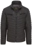 Heren Khaki Groen Gewatteerd Puffer Leren Bomberjack – Torpoint