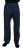 Klassieke Plissé Broek Navy Blauw