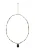 usha FESTIVAL Ketting  blauw / oranje / rood / zwart